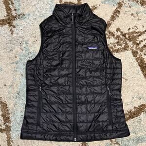Patagonia Women's Nano Puff Vest Size Medium Black Style 84247